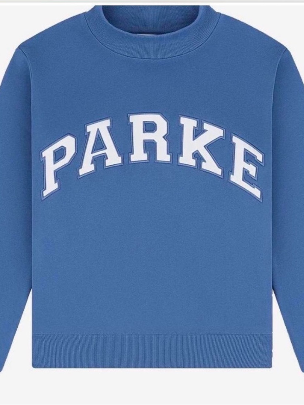 PARKE Women's Blue Crewneck Sweatshirt
